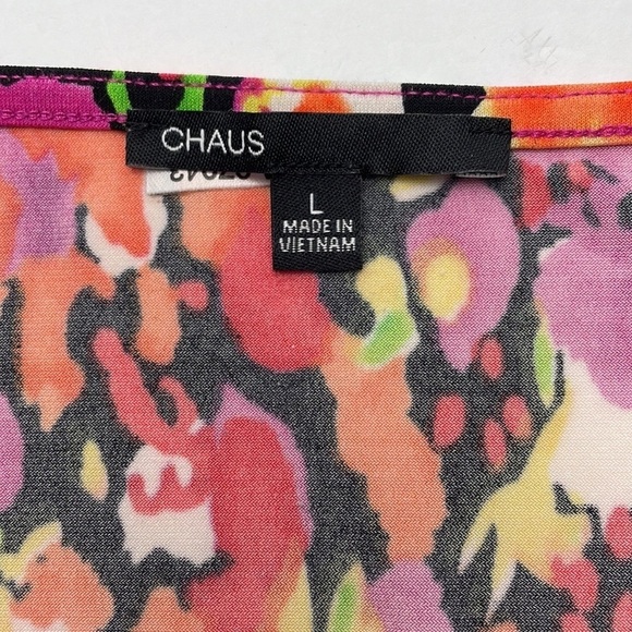 CHAUS V Neck Blouse Size L - Picture 10 of 13